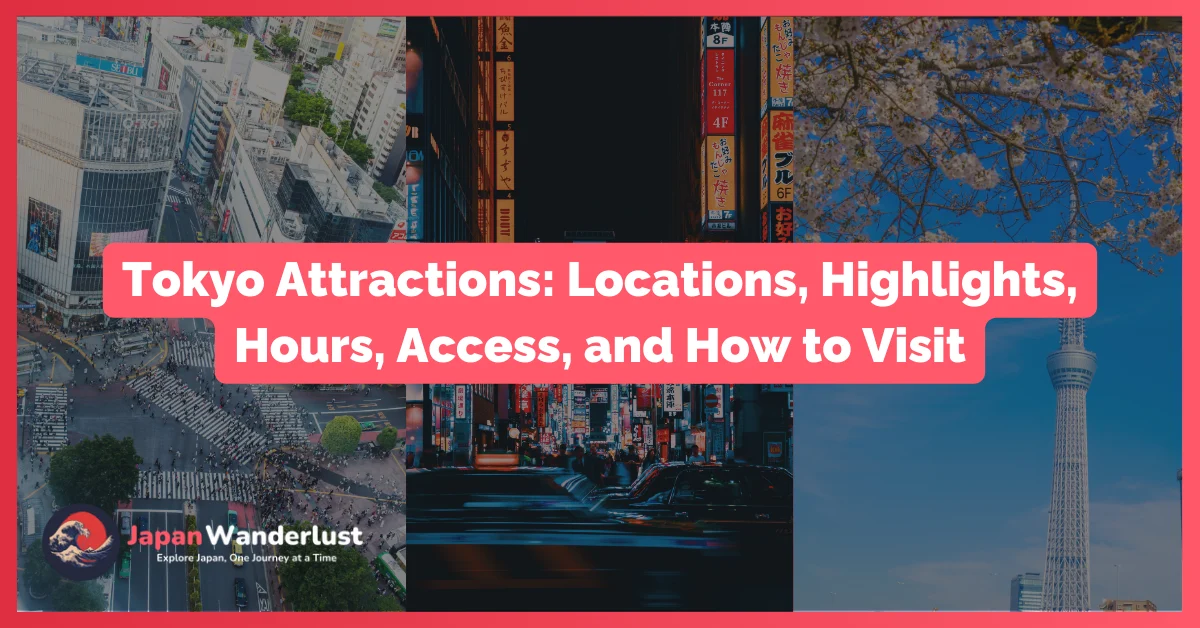 Tokyo sites visiting guide highlights